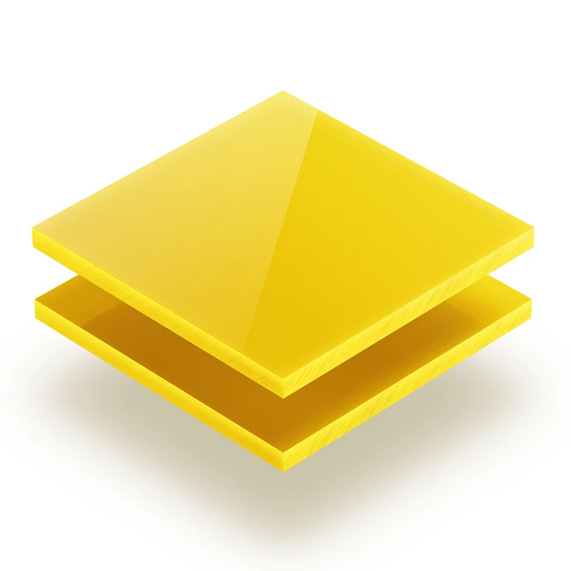 yellow acrylic sheets, customized Opaque Tinted Fluorescent yellow acrylic pmma plexiglass perspex lucite sheet board panel