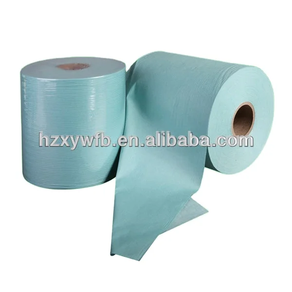 Hot 500pcs Heavy Duty Disposable Oil Absorbent Cloth Car Cleaning Wipes Industrial Rolls