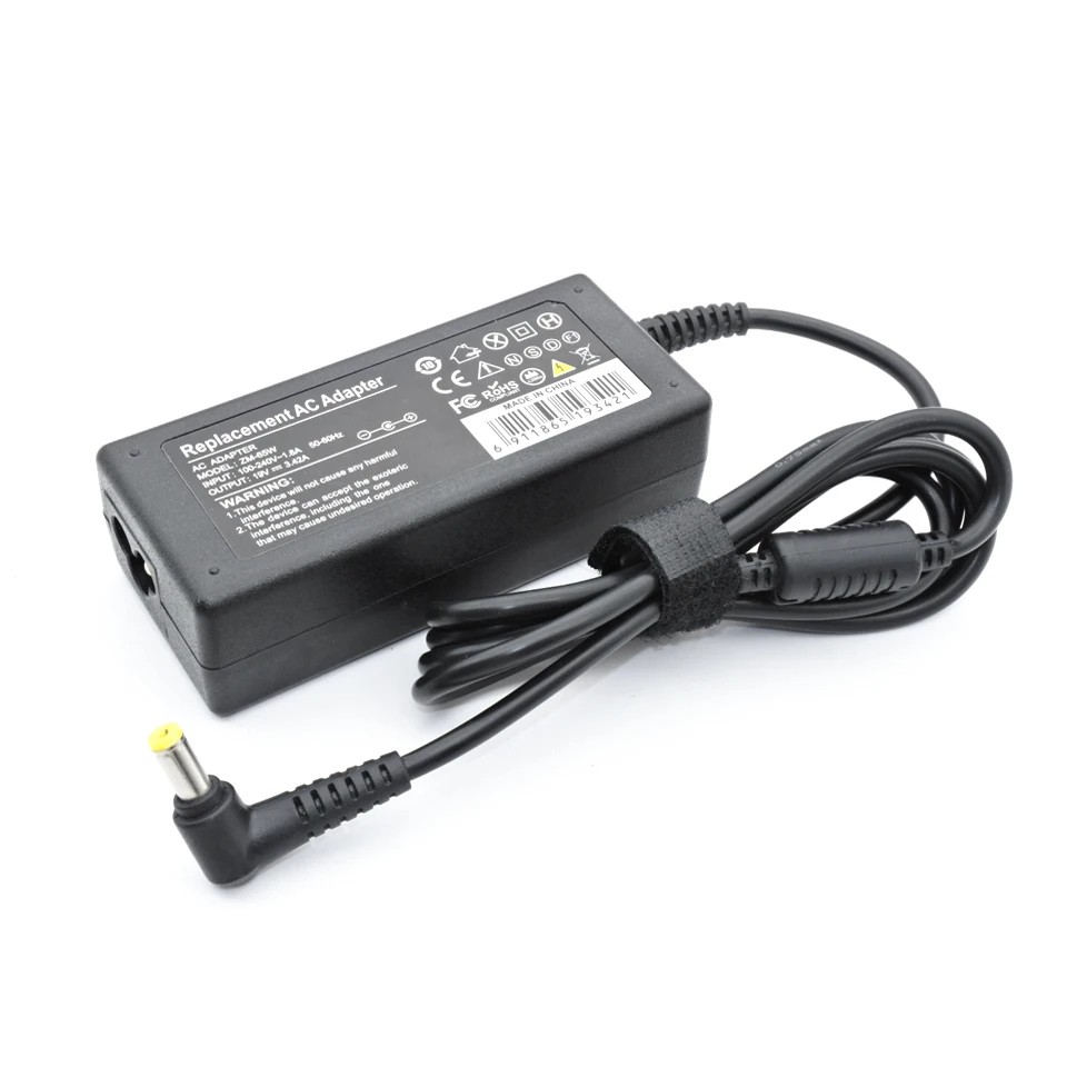 Professional laptop ac dc adapter charger for acer aspire 19v 3.42a 65w adaptor