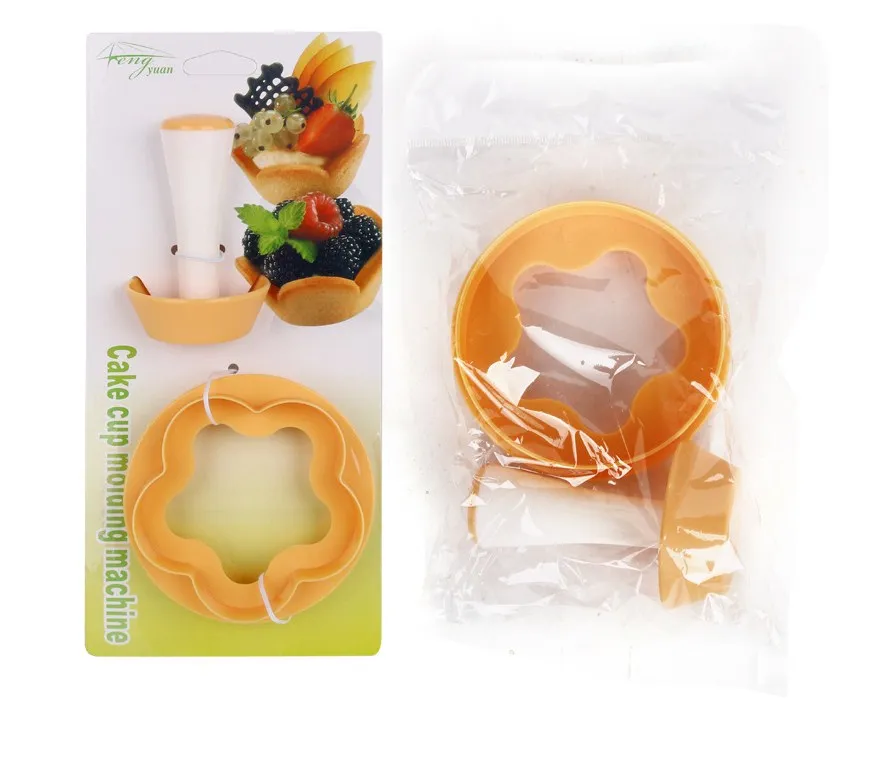 New Design Mushroom Shape Cookie Cutter Set Biscuit Molds set Press Molding Crackers Baking For Children