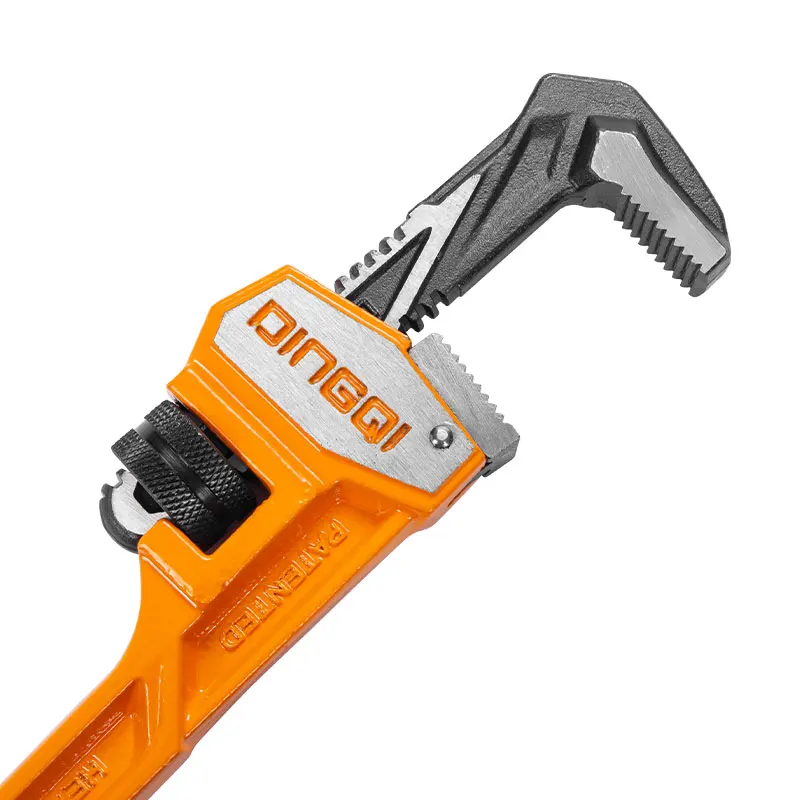 DingQi Multi-Functions Corner 14 Inch Pipe Wrench,Japan Type Pipe Wrench