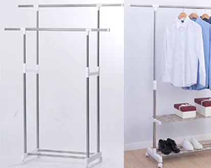 Service Standards Clothes Dryer Rack Portable Wardrobe On Wheels