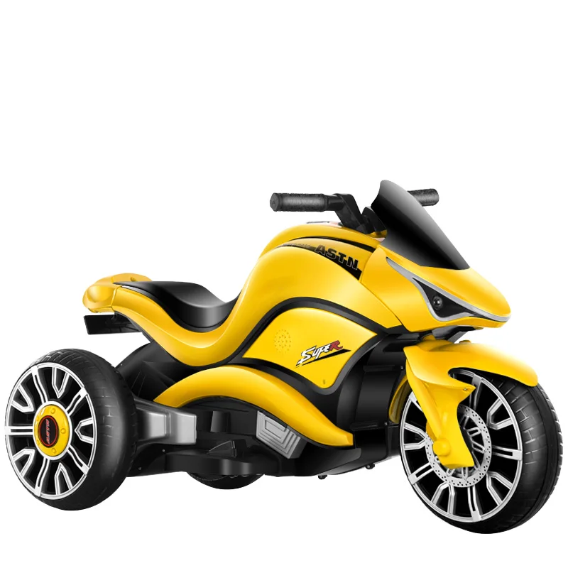 HEB wholesale Kid Electric Battery Motorcycle Ride On Car Motor Three Wheels 12V Double drive Children Outdoor Off-road Tool