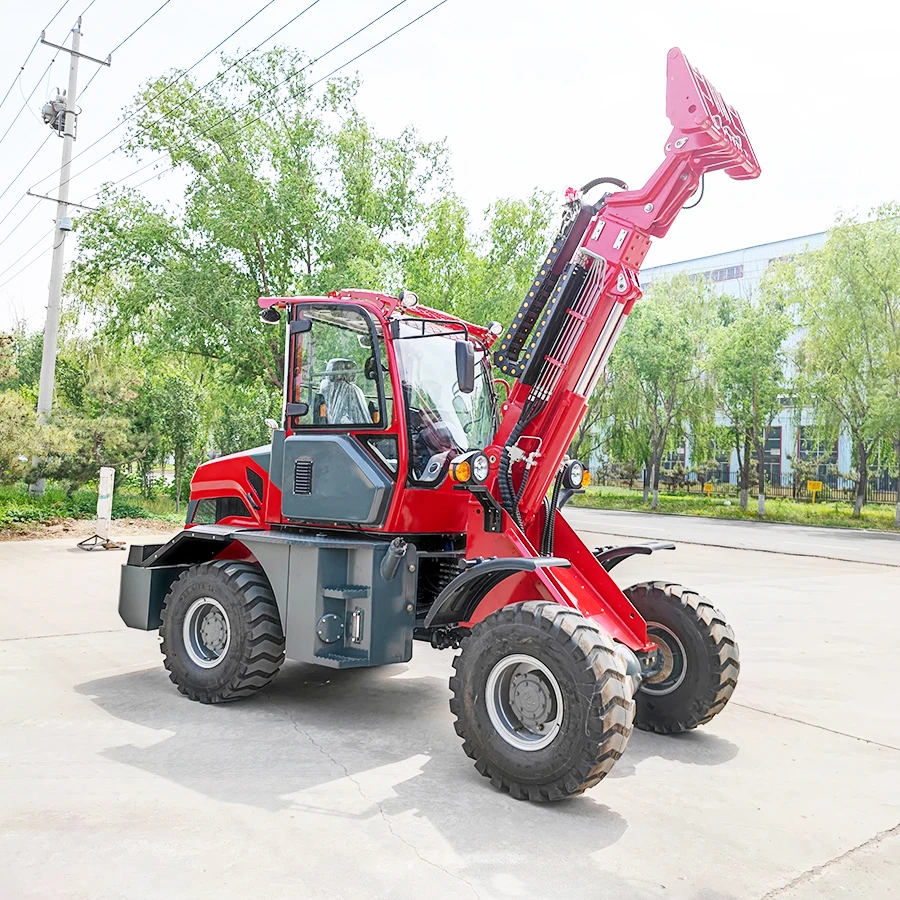 Taian Brand Telescopic Wheel Loader Articulated Mini Front End Wheel Loader TL1500