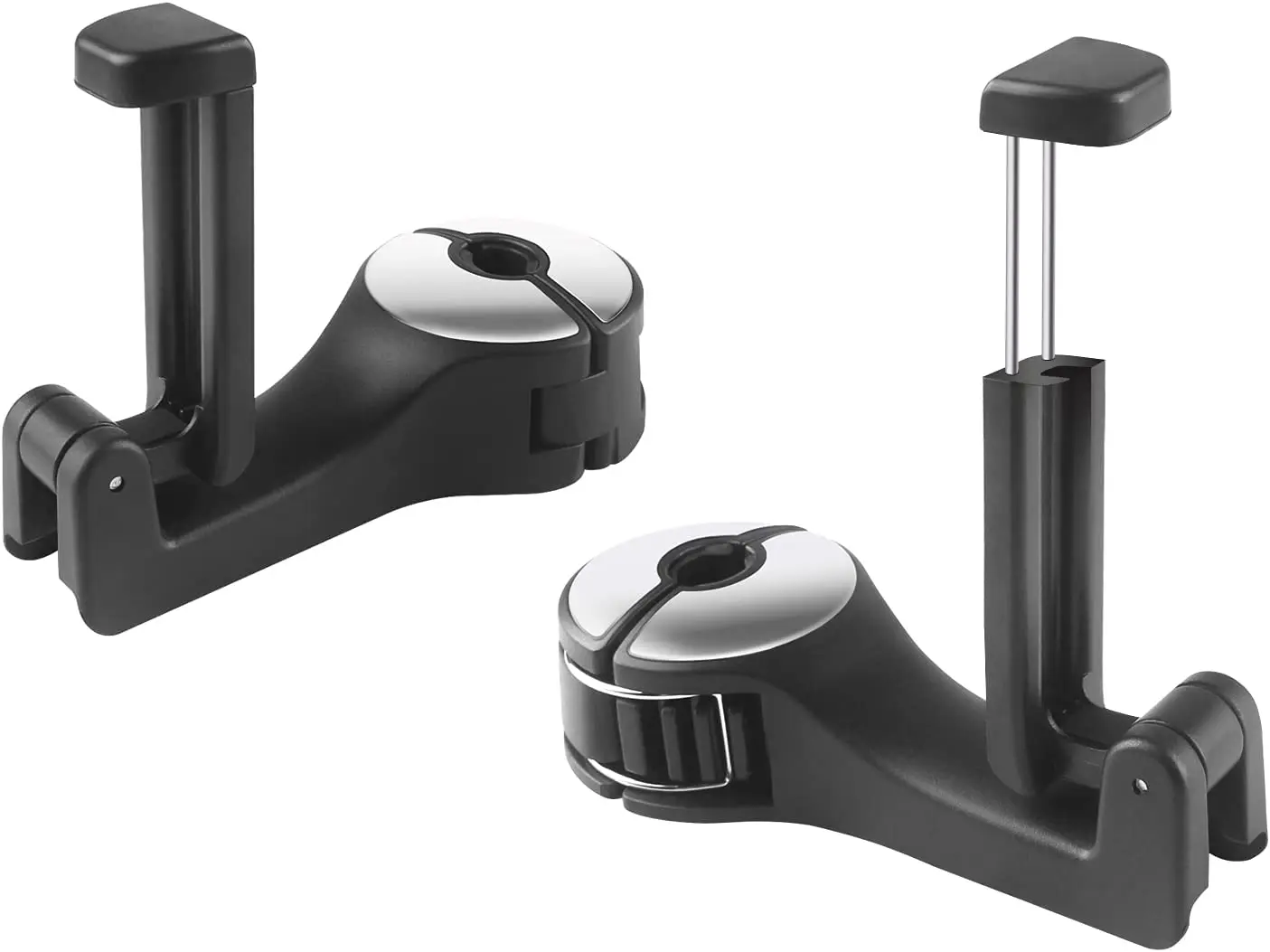 Крючки на подголовник автомобиля для кошелька и сумки с подставкой для телефона, крючок-держатель на заднее сиденье для подвешивания бутылки с водой