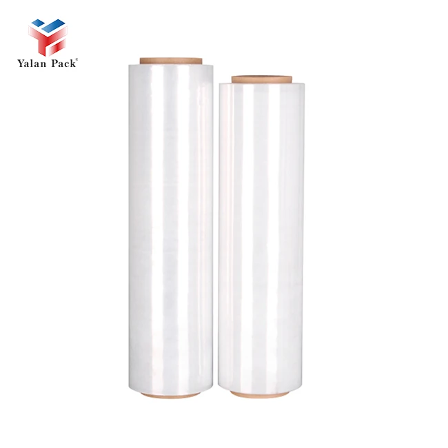 Factory Price 50cm Wide Hand Stretch Film 500mm Pallet Stretch Film Translucent Soft Packaging Film for Industrial Use
