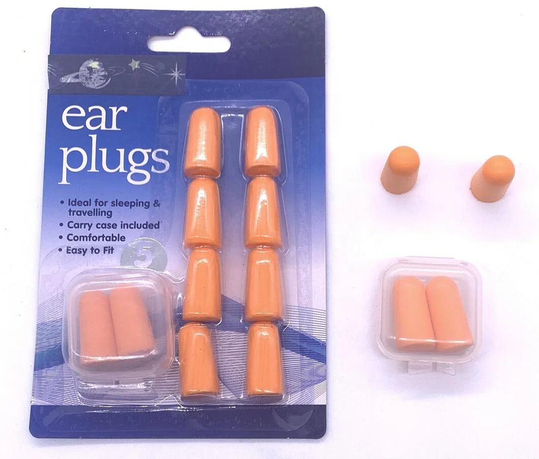 High Quality Noise Cancelling Safe EarPlugs PU Foam Slow Rebounded Soft Ear Plugs for Sleep