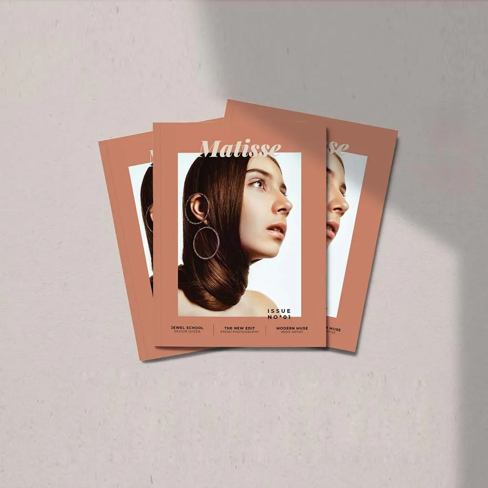 Печать журналов на заказ Softcover, полноцветная дешевая печать журналов A4