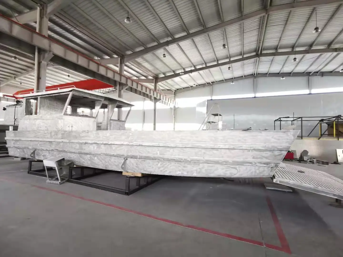 9m Working Boat Cargo Barge Vessel Landing Craft with Large Deck Space