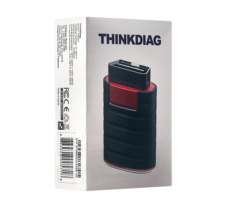 ThinkDiag старая версия считыватель кодов OBD2 сканер Android IOS диагностический инструмент для сброса масла вместо EasyDiag