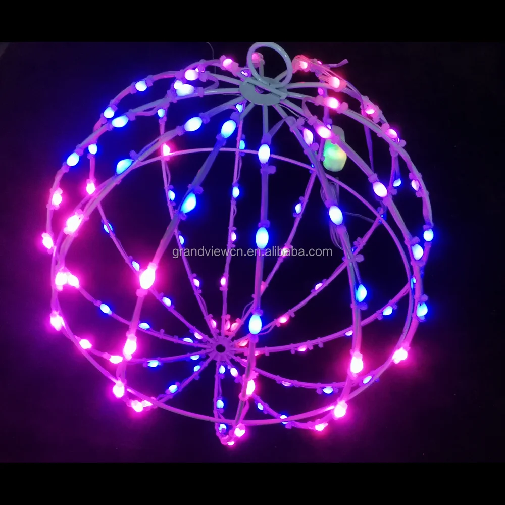 Outdoor LED sphere Waterproof 3D Motif Led String Ball Shaped Christmas Lights Outdoor