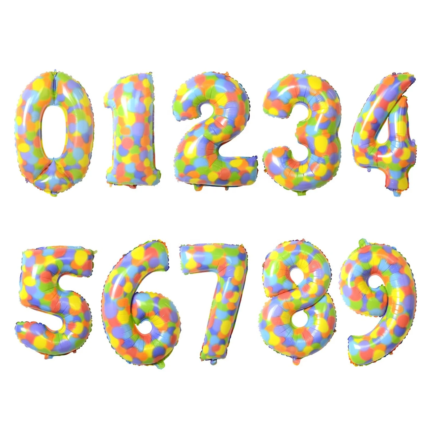 Foil letters Large number balloons 0123456789 Number Helium ballon for Birthday Party Supplies Decorations