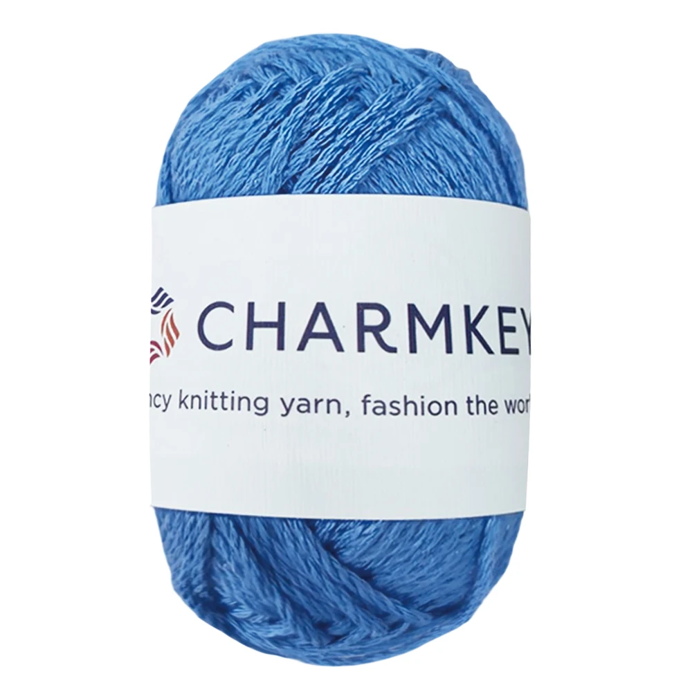 Charmkey Chinese factory Wholesale 100% Polyester Fancy Luminous Glow in dark Yarn for Hand Knitting and Crochet