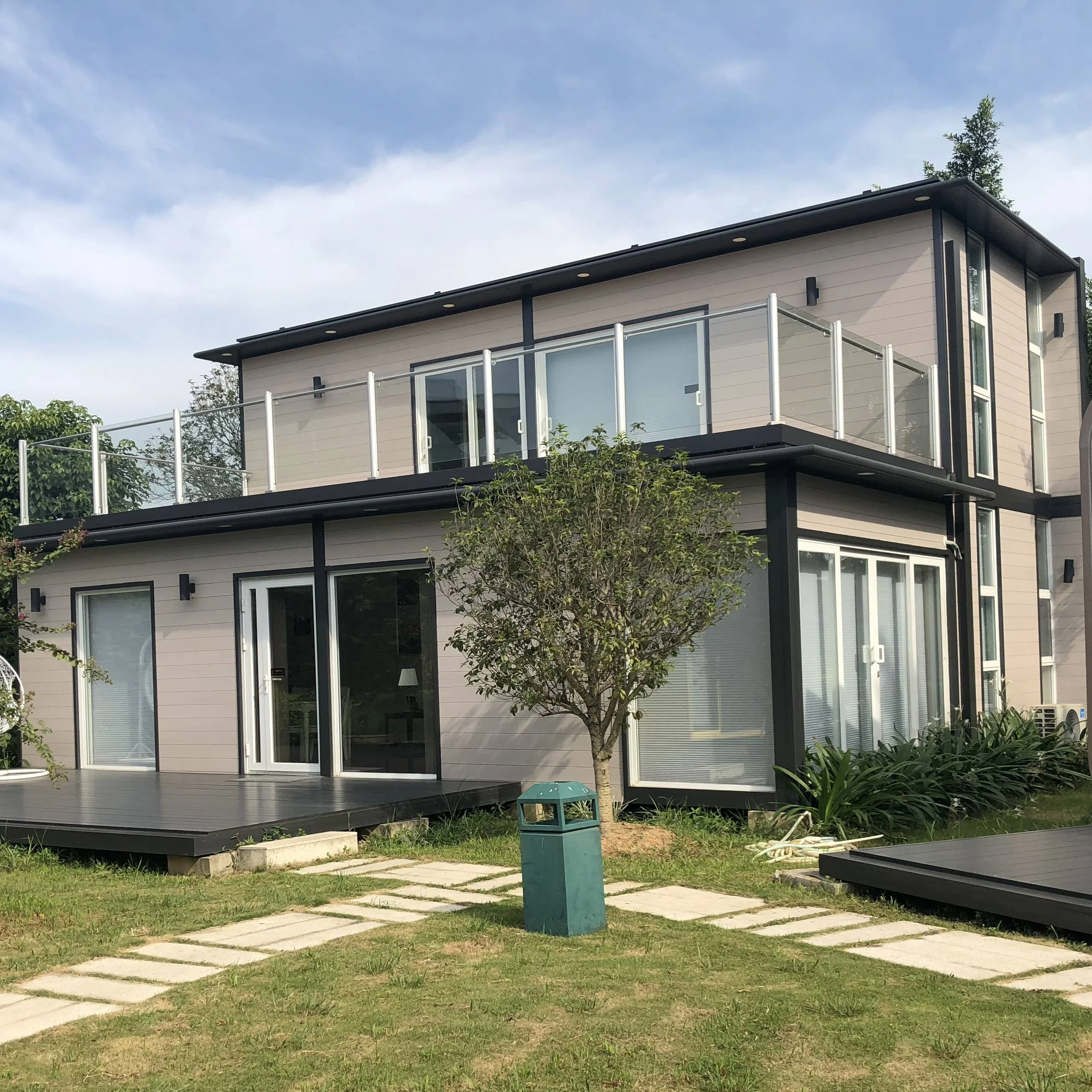 Prefabricated Foldable Cafe Container Coffee Shop Container Restaurant Luxury Shipping Container Bar With Kitchen For Sale