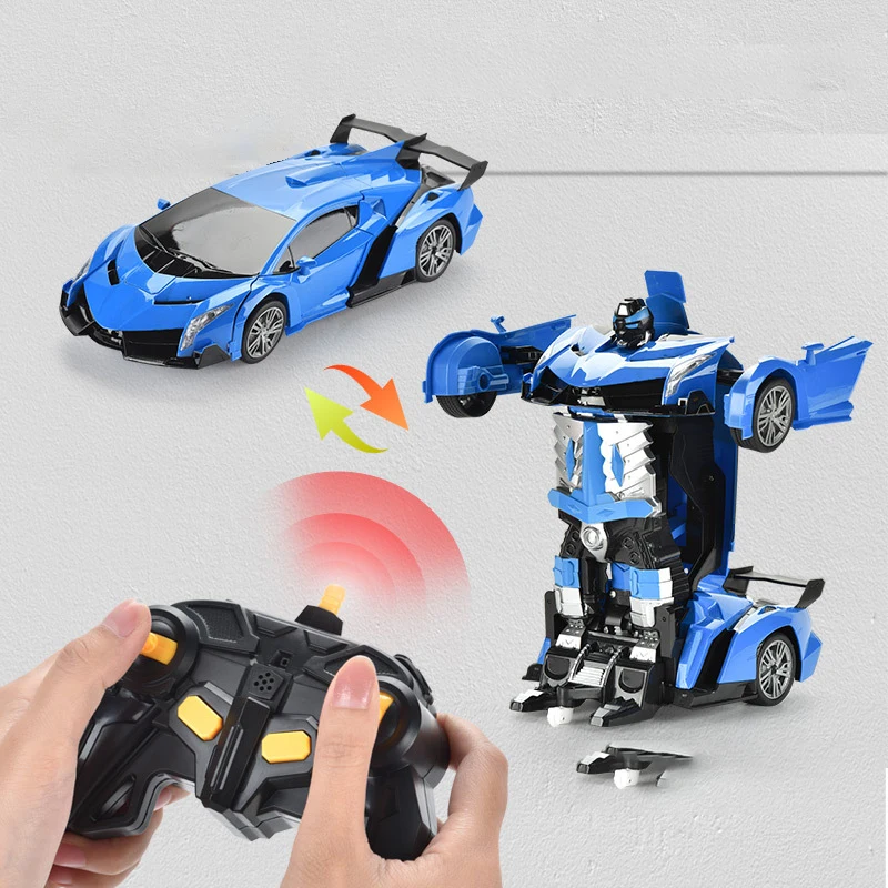 Transform Robot RC Remote Control Car Kids Car Deformation Radio Control Toys