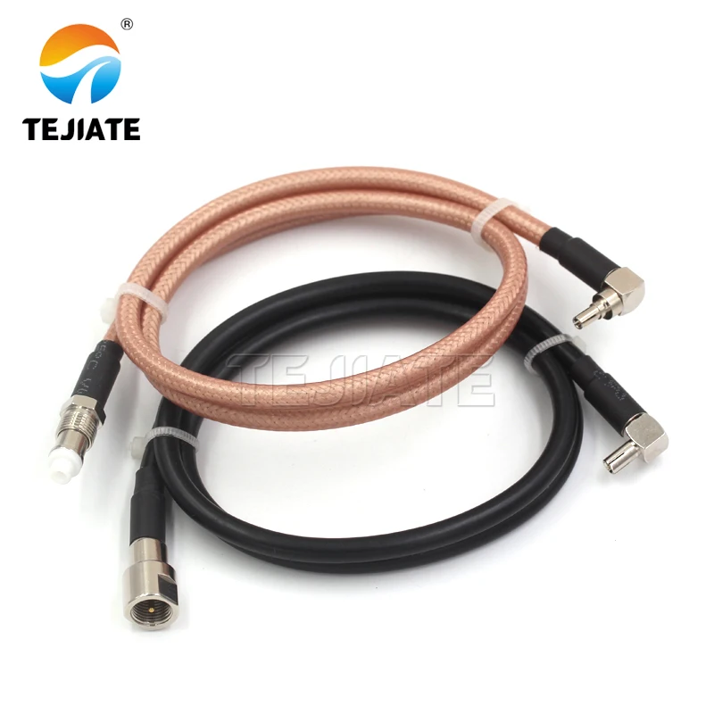 FME to F RG58/RG142 OEM RF Перемычка коаксиальный кабель 2 м 3 5 длина штекер к гнезду RG58 RG142 с Женский