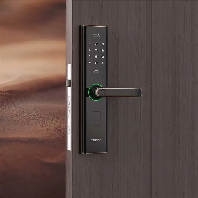 TENON E5 Digital Intelligent Lock OLED Screen  Biometric Fingerprint Smart Lock China Lock