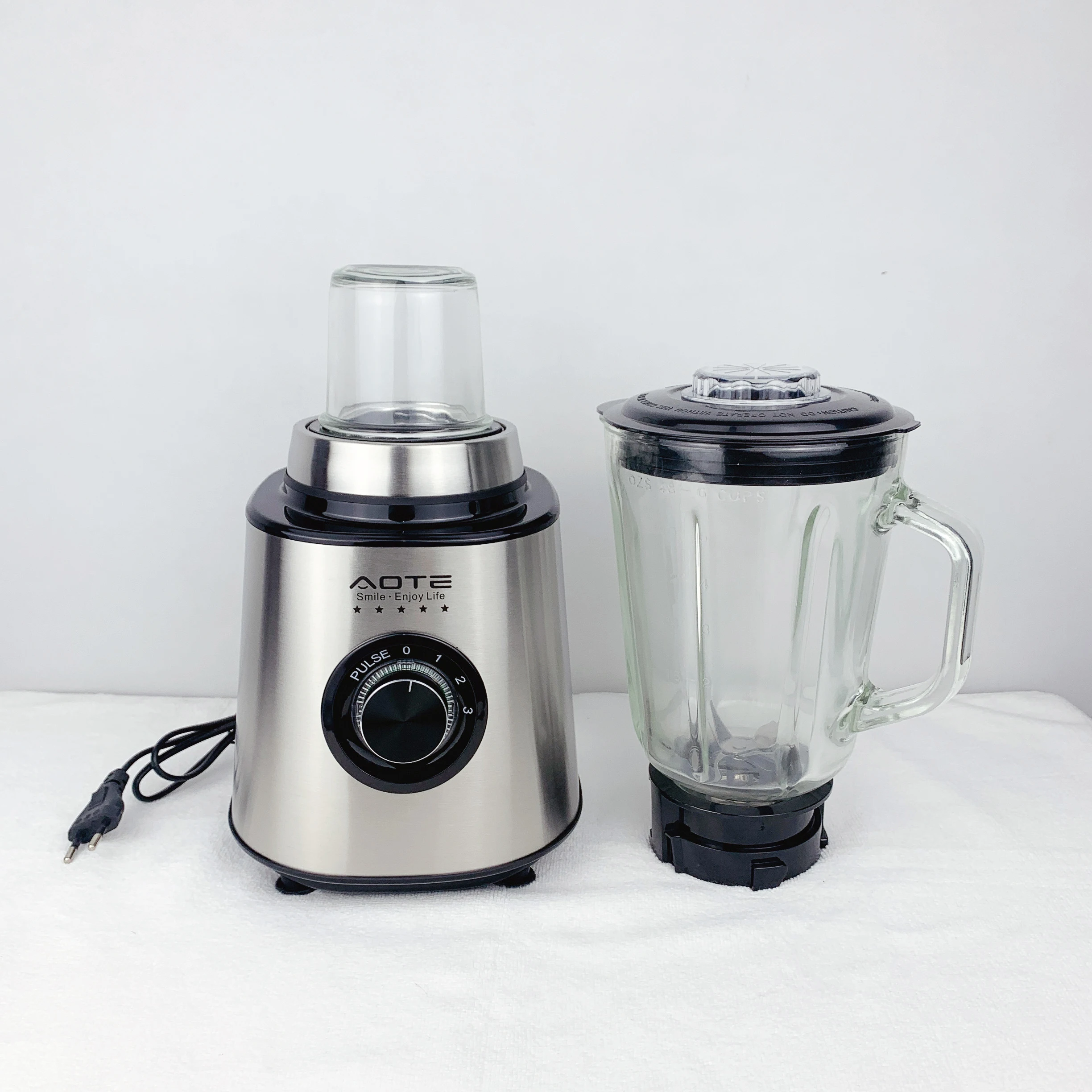 Leazo Customized 1.5Liter Smoothie Blender Table Top Stainless Steel Licuadora Heavy Duty Electric Blender