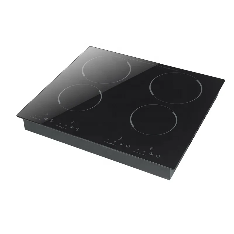 Custom high quality high temperature resistant black glass ceramics panel for induction cooker