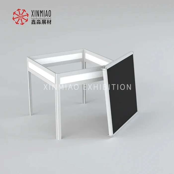 Folding Counter for Exhibition Booth,Portable Easy to installation Tradeshow Stand Counter Information Desk for Sale