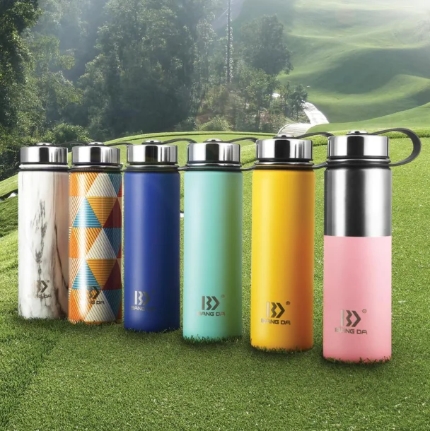 Portable Stainless Steel Thermal Vacuum Sports Double Wall Water Bottle