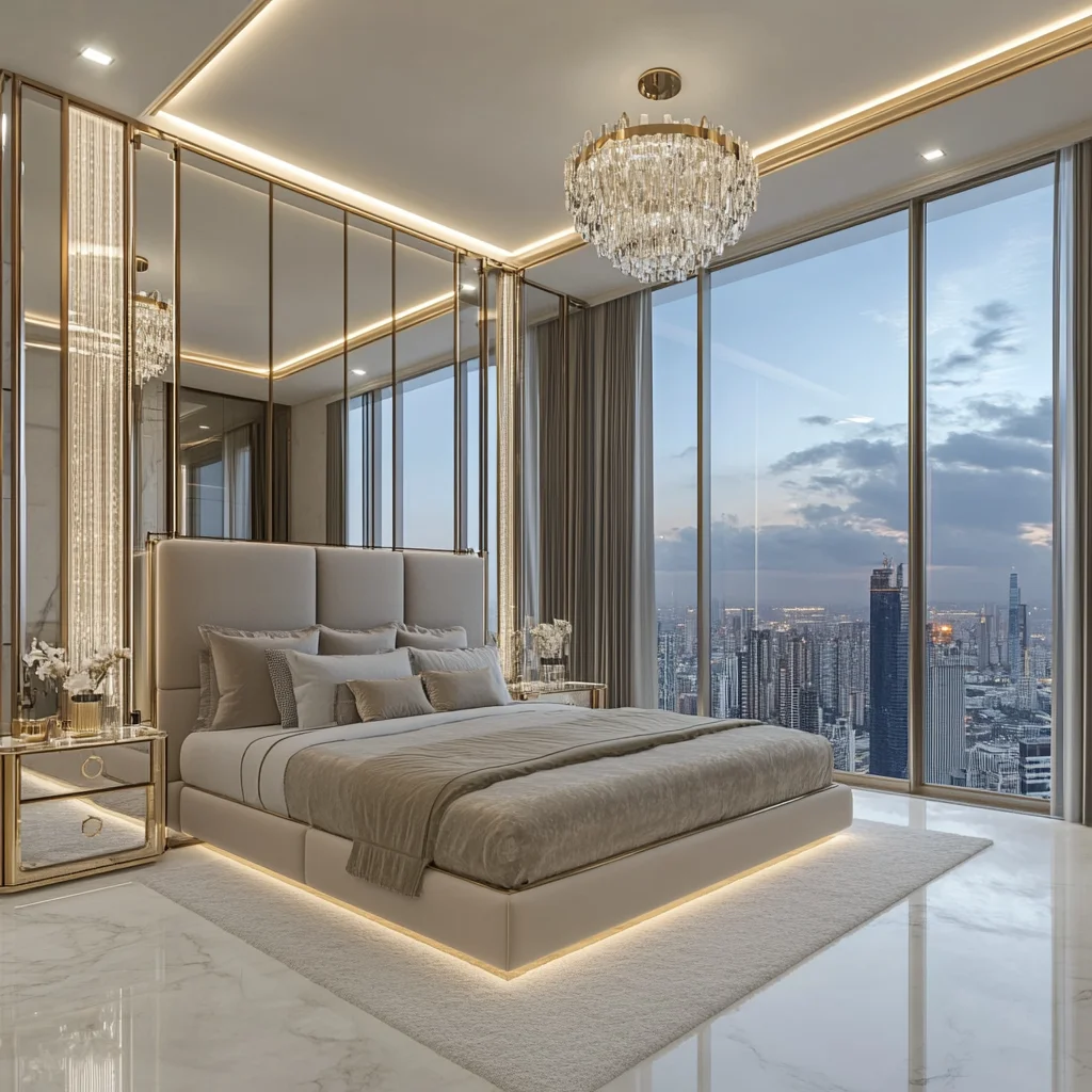 High Quality Light Luxury Modern Simple Leather Bed Bedroom Furniture Double 1.8m King Size Bed