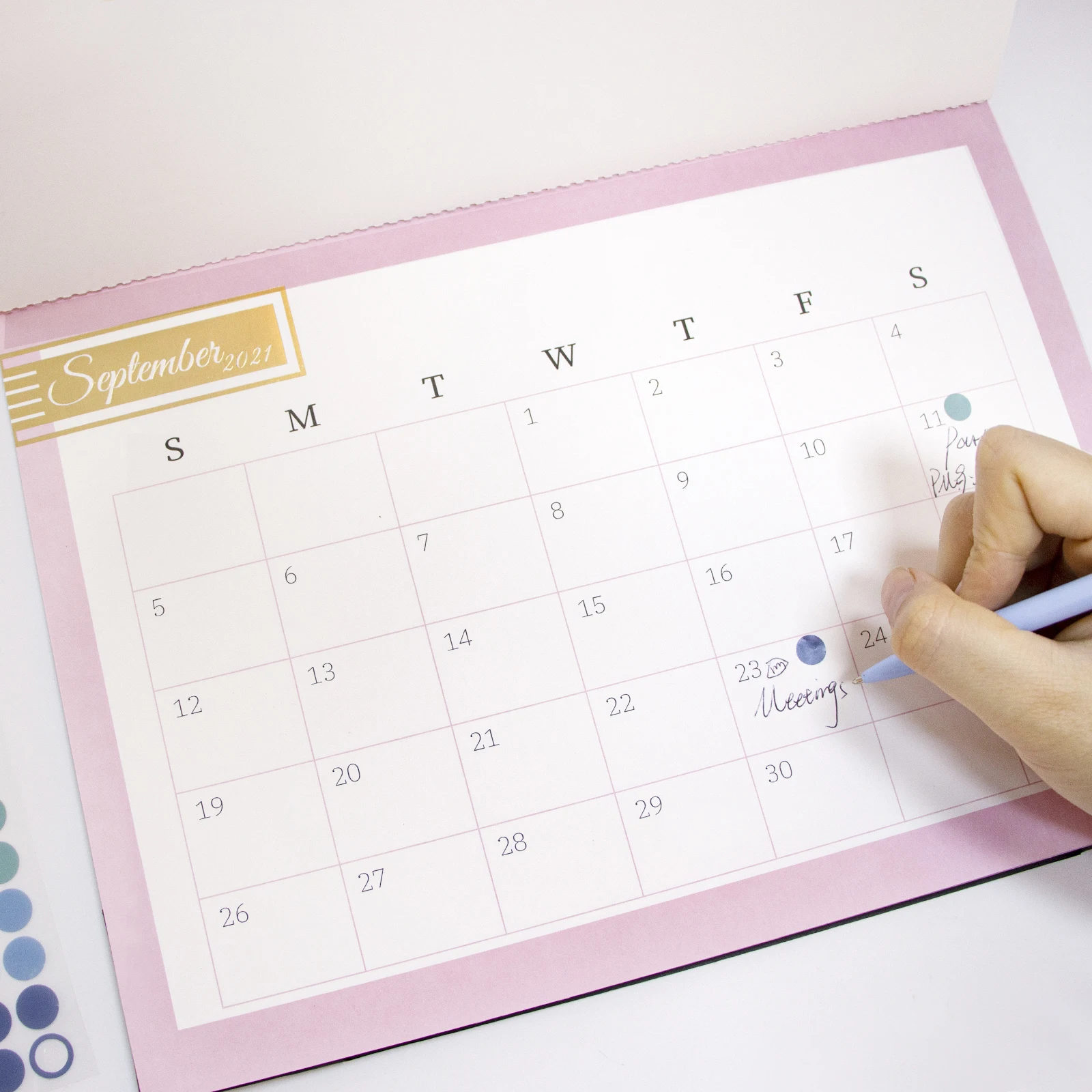 Large Wall Calendar Tear Off Paper Printing Big Daily Monthly Desk Pad Custom Wall Calendar 2022