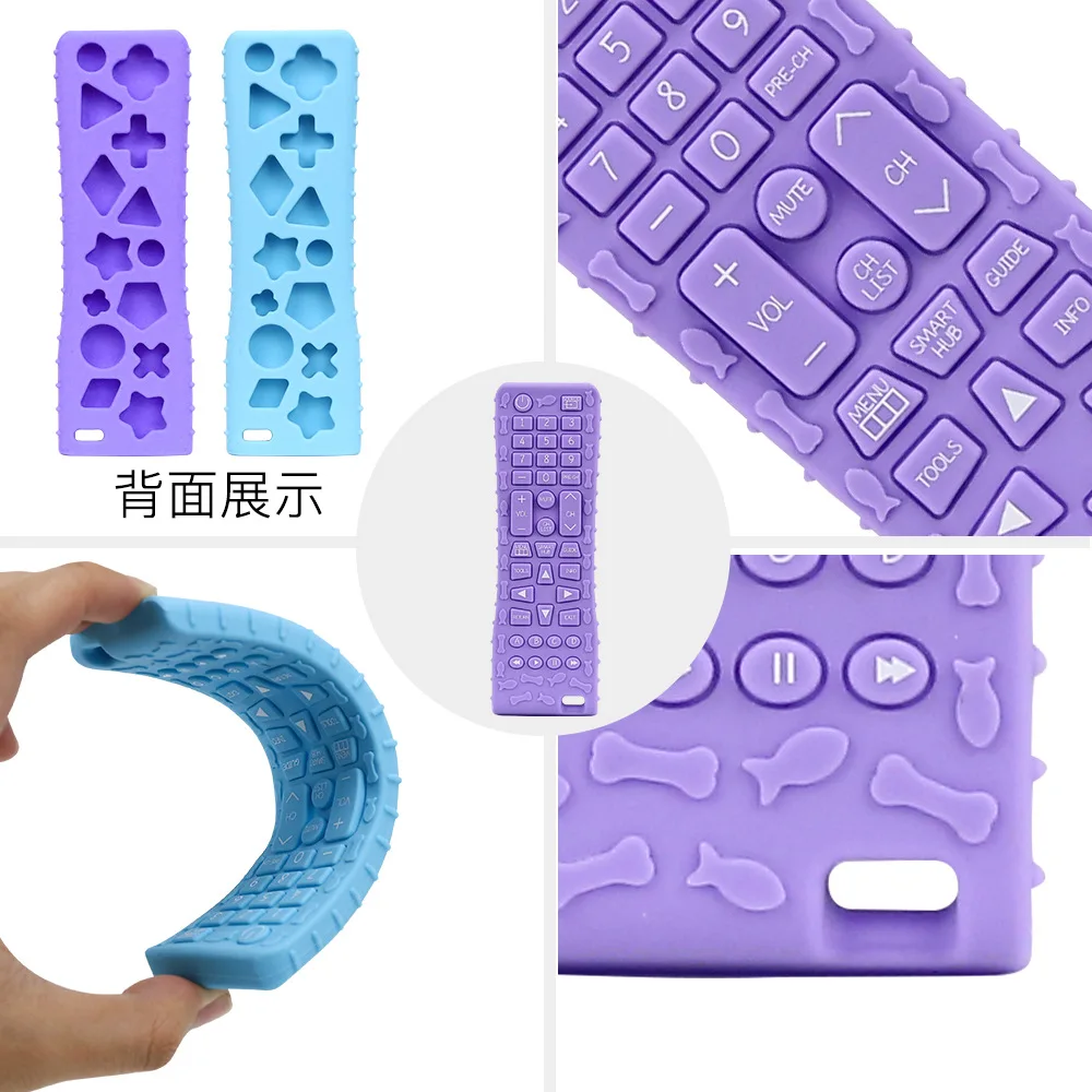 Factory Supply  steering wheel Silicone Stacking Toy Bpa Free Sample Baby Chewable Teething Toy