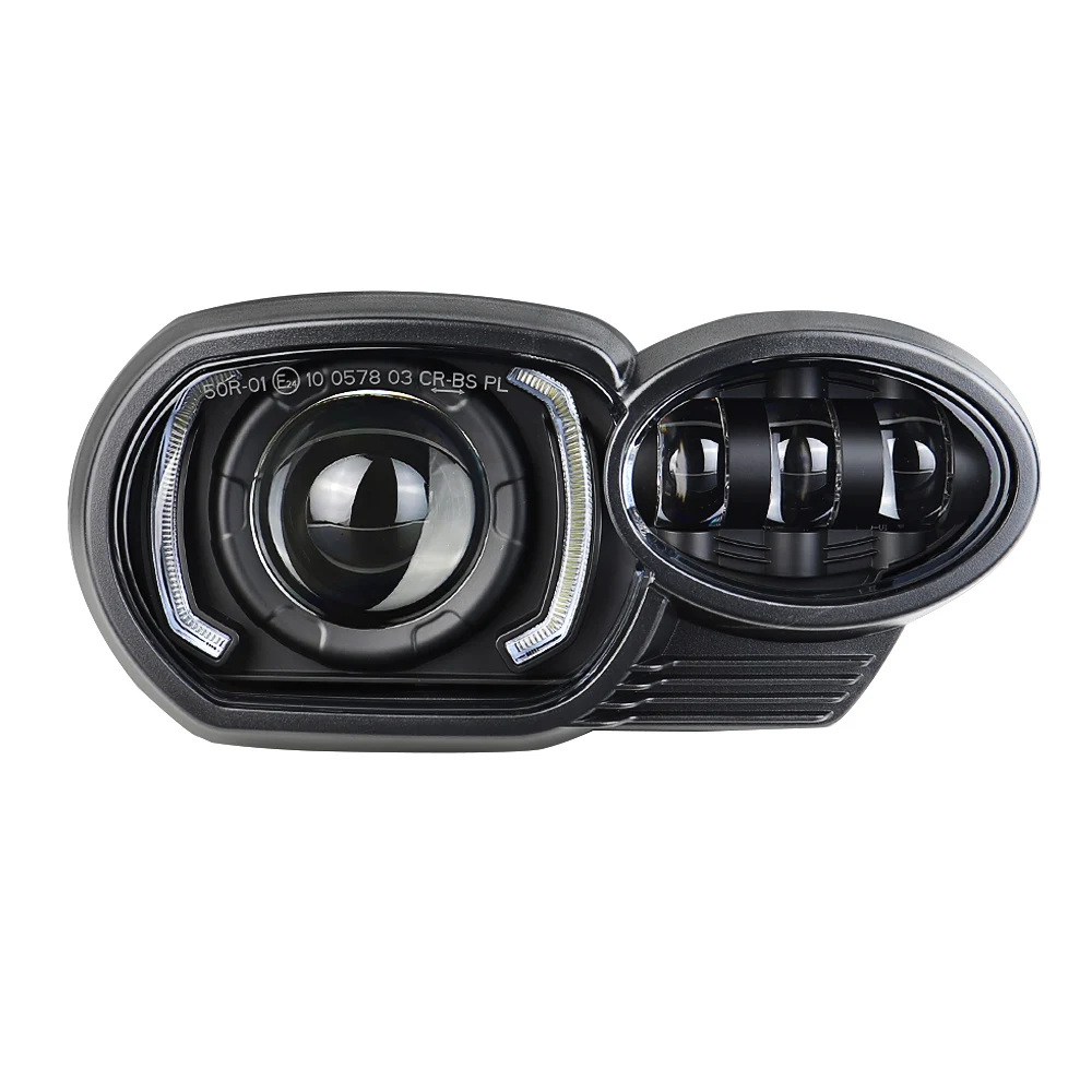 Motorcycle Parts Accessories LED Headlight For BMW 2005~2009 K1200R 2010~2013 K1300R Headlamp With Emark
