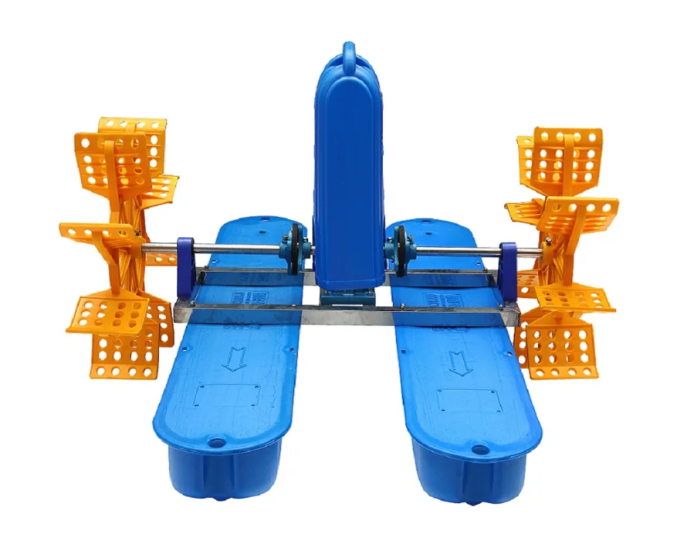 Fish pond aerator 2paddles aerator plastic float