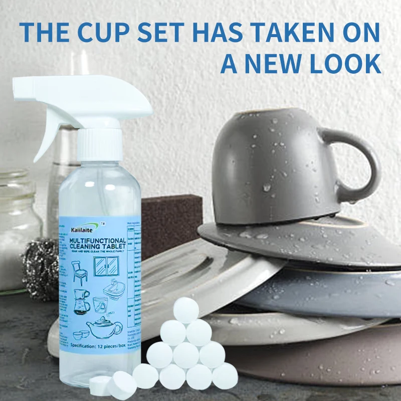 Eco-friendly All Purpose Cleaner Kit Multipurpose Cleaning Effervescent Tablet Multi function Cleaning Tablets