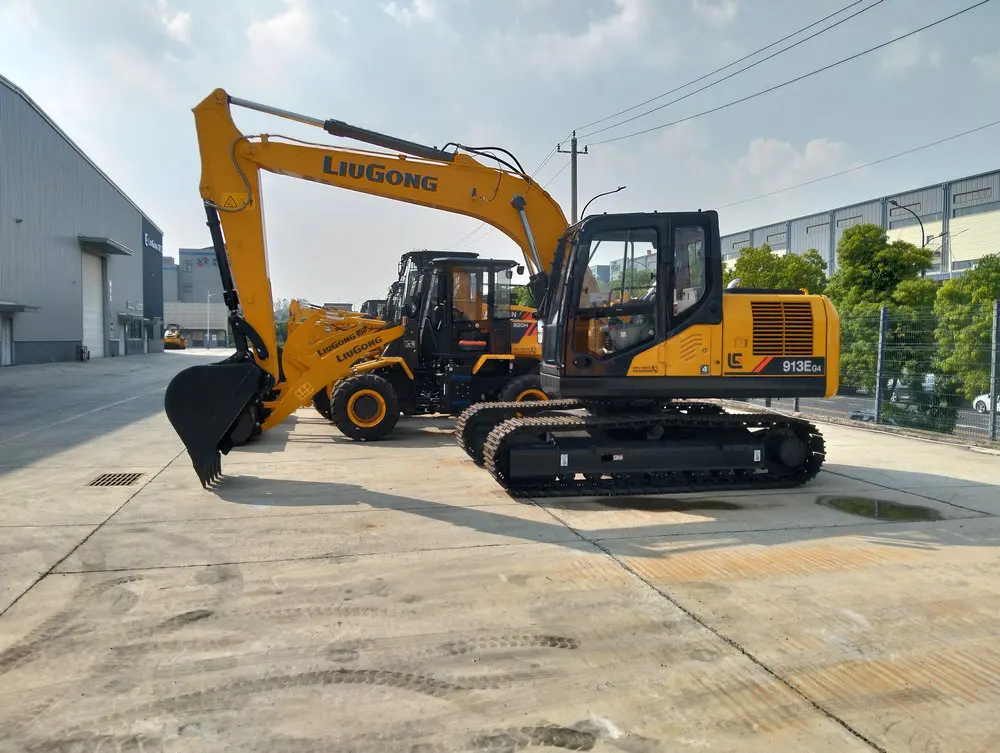 High quality 13 Ton LiuGong 913E Used Crawler Excavator With Cummins Engine China Made CLG913EG4 CLG913E cheap sale