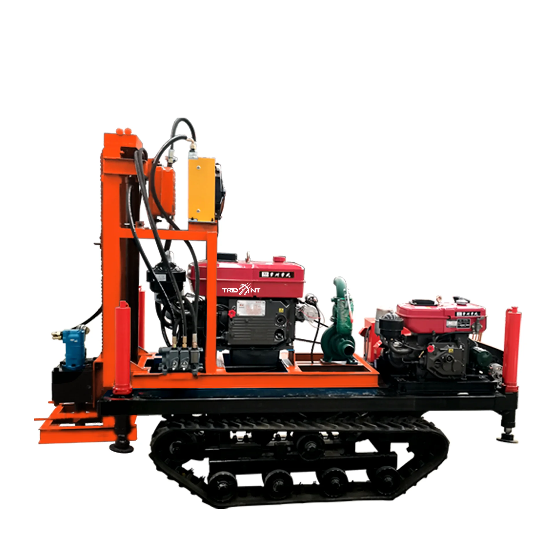 150 - 200m Crawler Diesel Engine water well drilling machine borehole rig mine drilling rig factory price