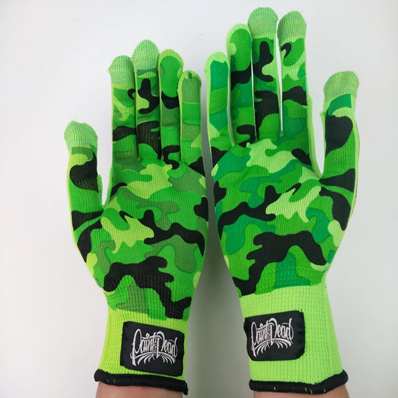 13 gauge knitted  polyester gloves touch screen gloves work gloves