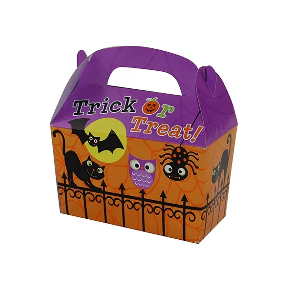 Box Factory Wholesale Custom Logo Recycled Corrugated Oh Holy Night Toys Candy Tricker Treat Gift Paper Box