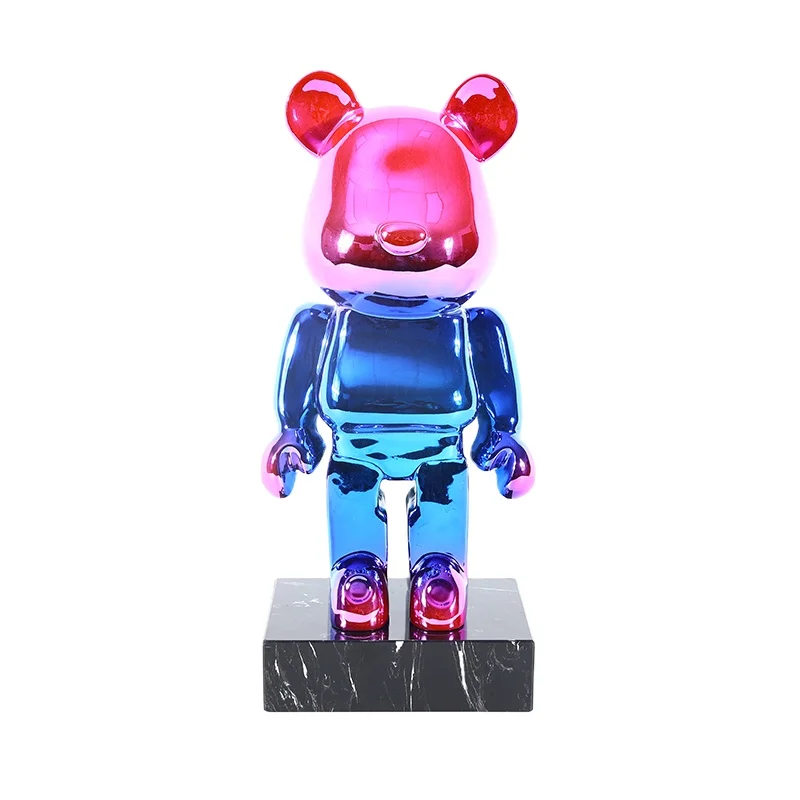 
Deco Sculpture Bearbrick Statue New-designed Bear Sculpture Art for Home Use Stone Marble Home Decoration Polished BJ3094 CN;GUA 