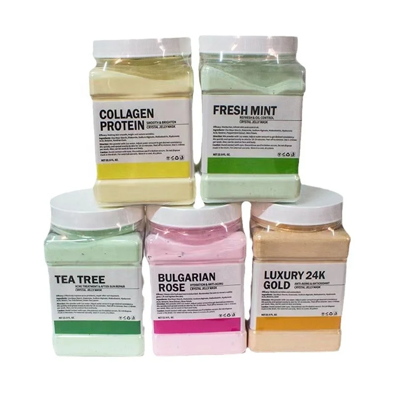 Skin Care Face Mask Beauty SPA Peel Off Rose 24k Gold Hydrojelly Masks Hydrojelly Powder Jelly Mask