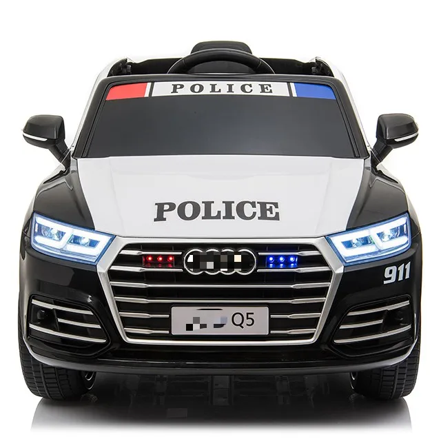 12V Kids Ride On Car SUV Truck Toys Remote Control Siren Children Electric Police Car