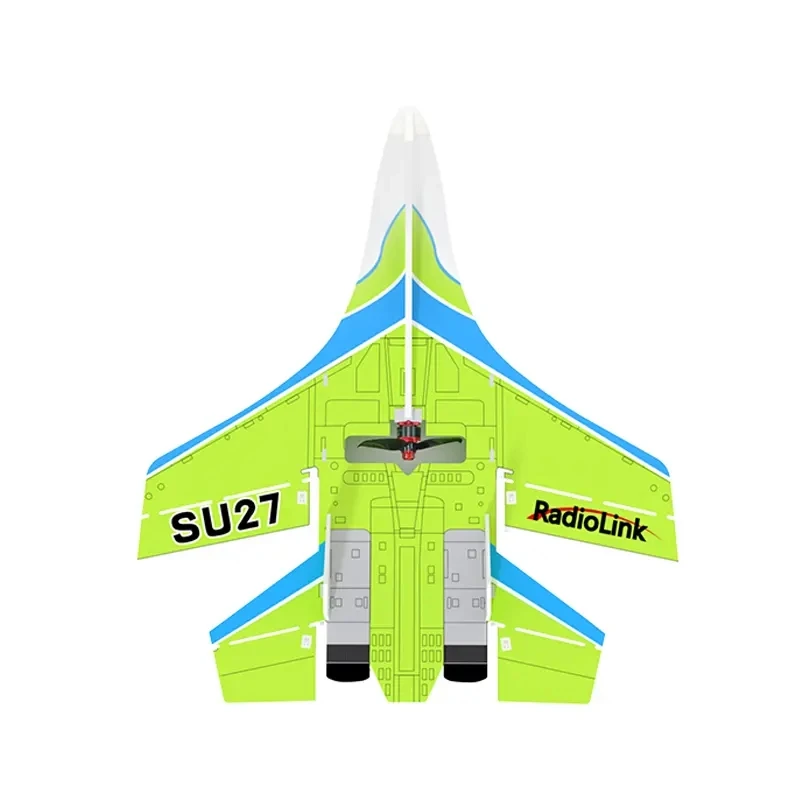 Radiolink Aircraft Fixed Wing SU27 with T8S Throttle Right Flight RC Plane Controller FC BYME-DB RC Airplane Color Box Combo