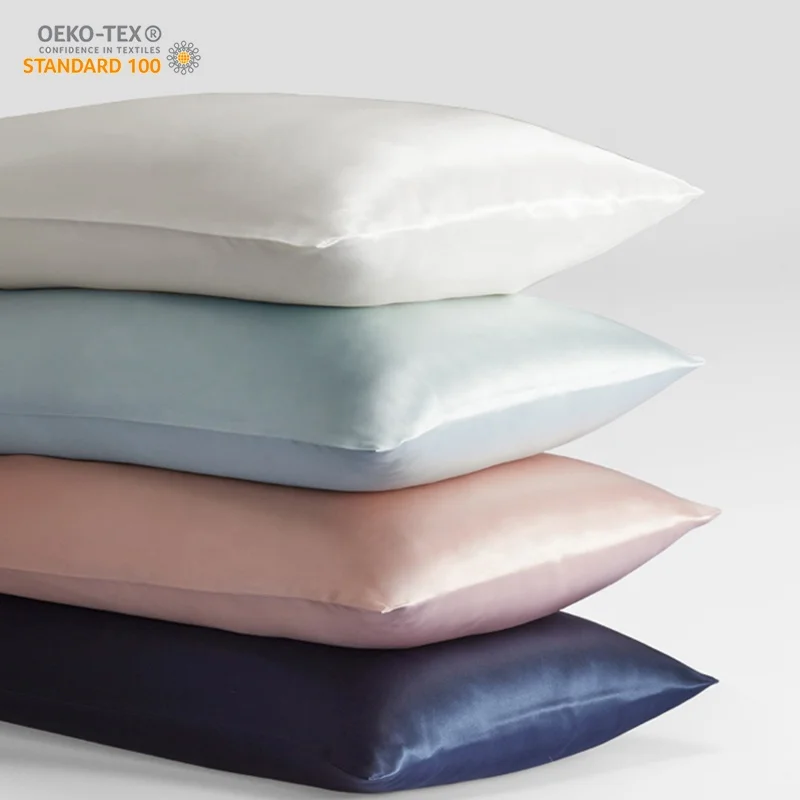 Factory hot sale home decoration use envelop silk pillow case cover gift set soft shiny 6A pure silk pillowcase