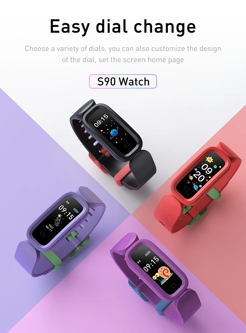 Умные детские Смарт-часы с 16 спортивными режимами водонепроницаемые и с умным браслетом с длительным временем работы в режиме ожидания