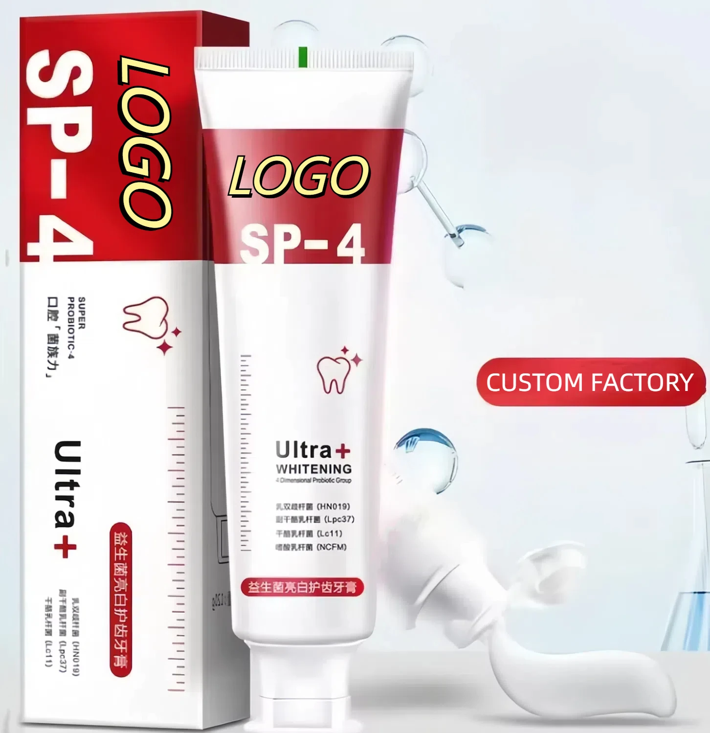 Custom toothpaste SP-4  Probiotics Whitening Teeth Enzyme Toothpaste Fresh Oral Wholesale Price