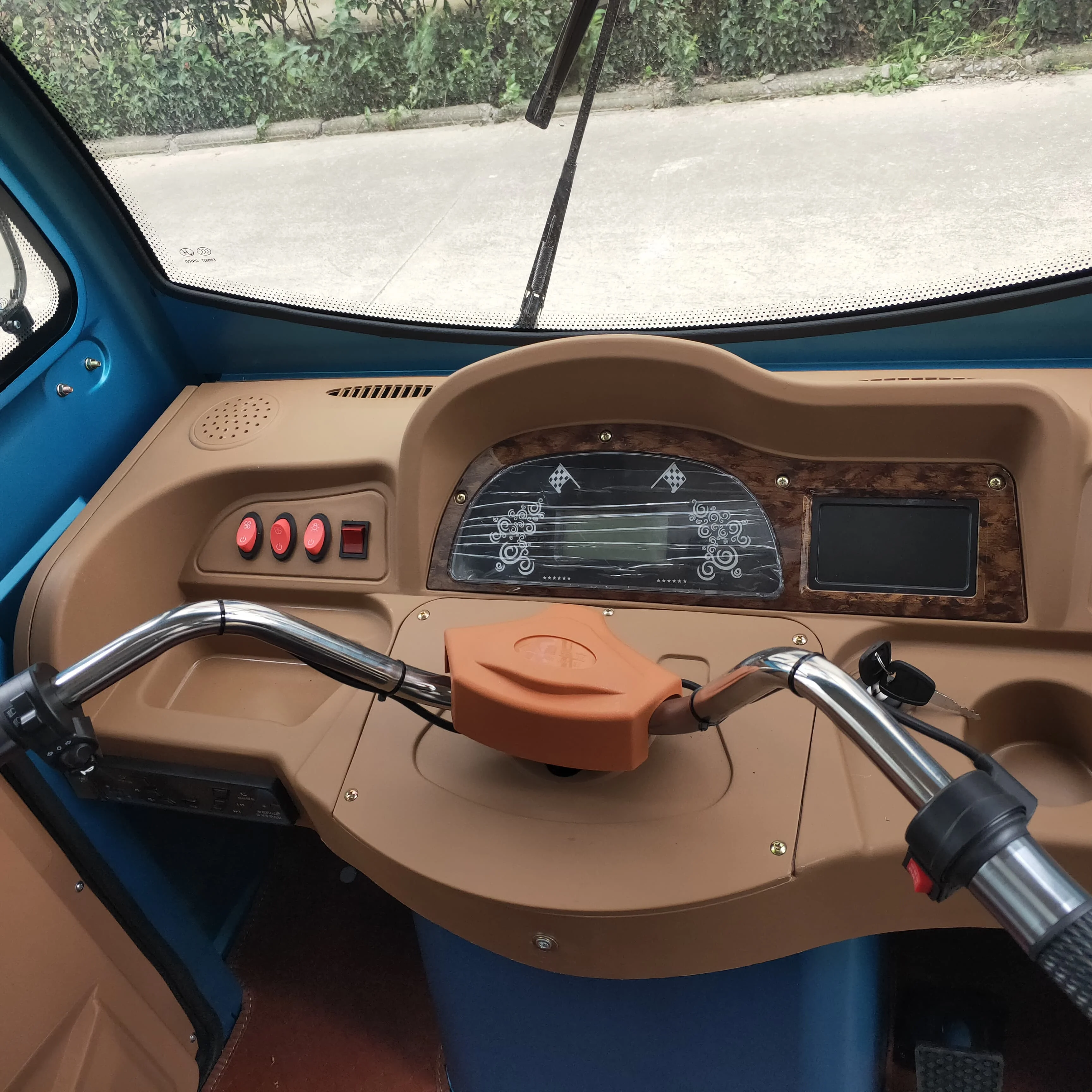 EU Stock 1000W Solar Closed EEC Tricycle Electric Cargo  60V 58AH 48V Passenger 3-Wheel Electric Motorized Diesel EEC Certified