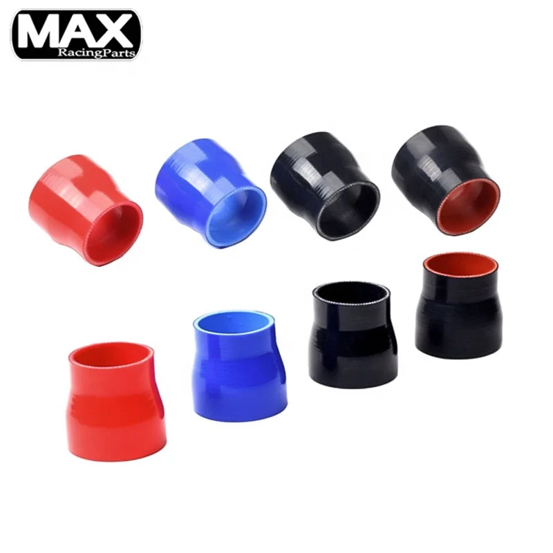 Black Blue Red 2.5' to 3' ID 63-76mm Auto Racing Parts 90 Degree Reducer Rubber Tube Coupler Pipe Radiator Silicone Hose Elbow