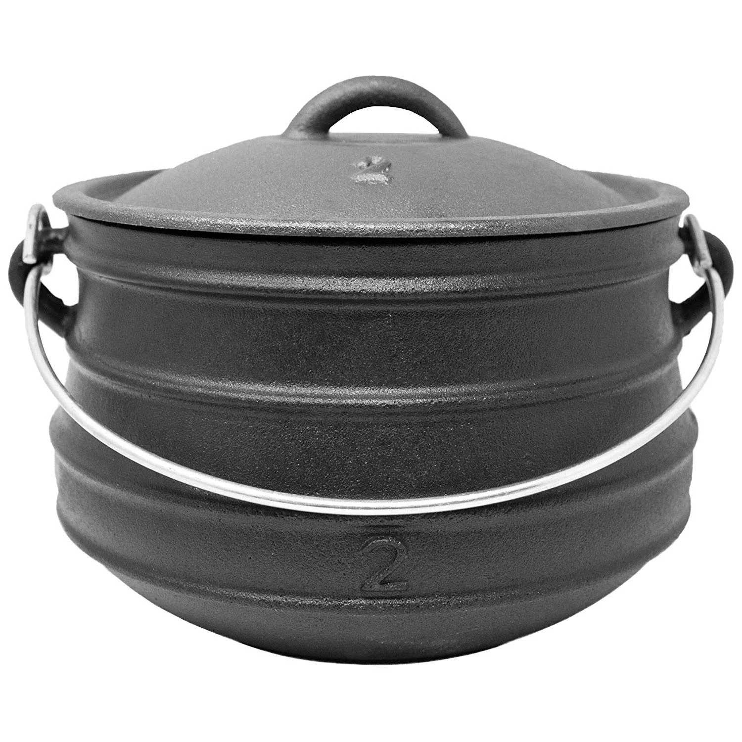 Wholesale cast iron South Africa flat bottom potjie pot without legs high quality