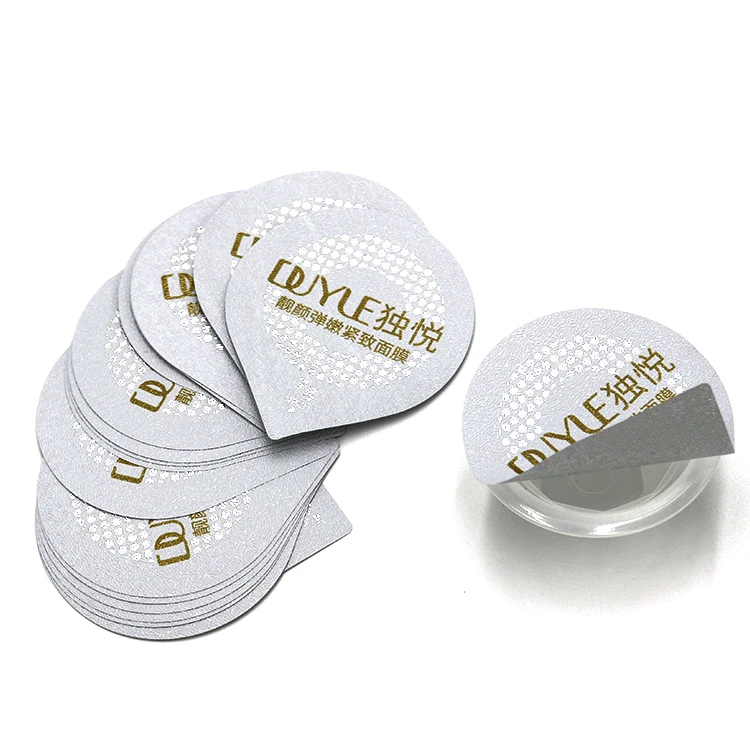 Heat seal die cut piece aluminium foil lids for packing