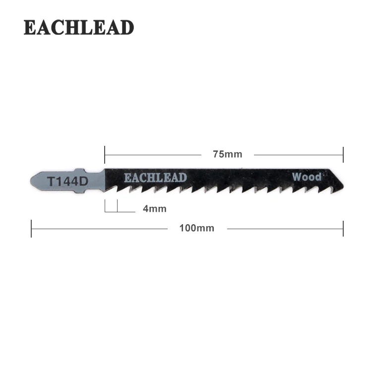 
CE Certificate Customized T144D Series T-Shank Type Wood Cutting Jigsaw Blade Tool 5pcs Set 