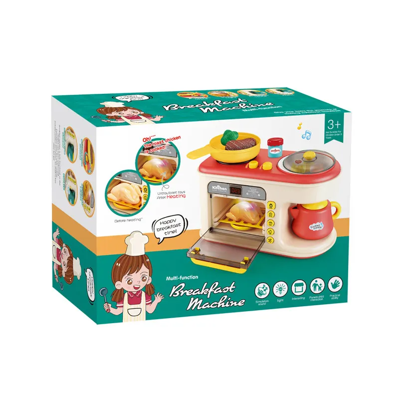 EPT Battery Operated Toy Kitchen Set Microwave Oven For Kids Pretend Play Toys Sets Play set Girl Kitchen Toys