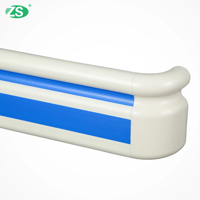 High Impact Pvc hospital handrail High Quality Decorative Wall Mounted Handrail