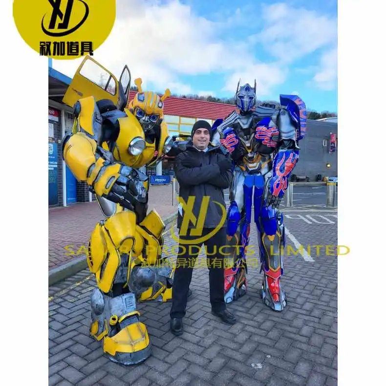 Life Size Robot Led Costume Party Costume Adult Cosplay Toys Robot Optimus Prime Dino Price